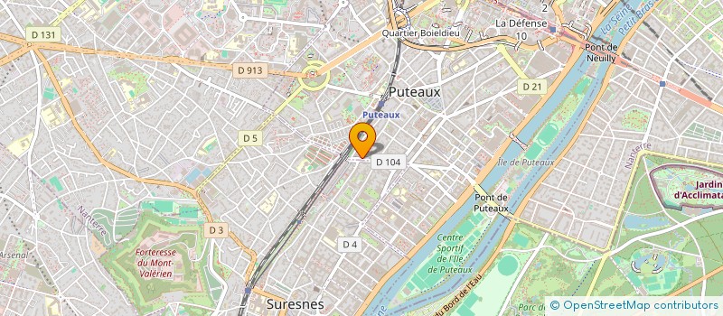 localisation de l'entreprise COSTA FERNANDES CAFES  PUTEAUX