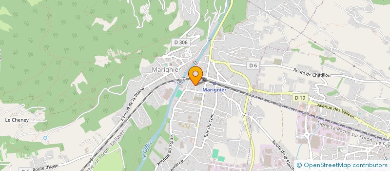 localisation de l'entreprise COSTA GALLINA IMMOBILIER  MARIGNIER