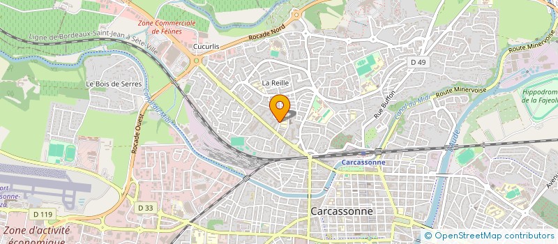 localisation de l'entreprise COSTA PILAR & CO  CARCASSONNE