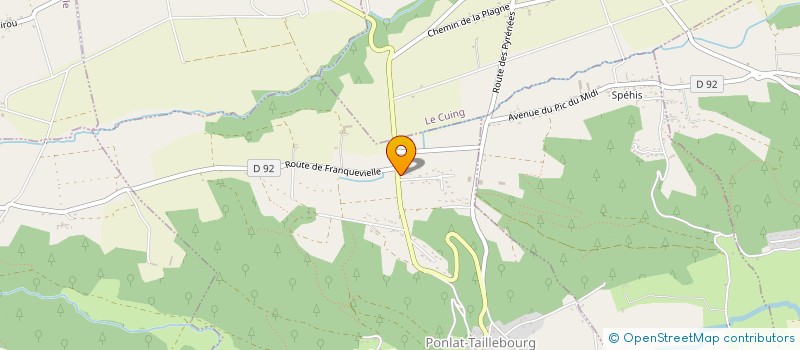 localisation de l'entreprise COSTACURTA DISTRIBUTION  PONLAT-TAILLEBOURG