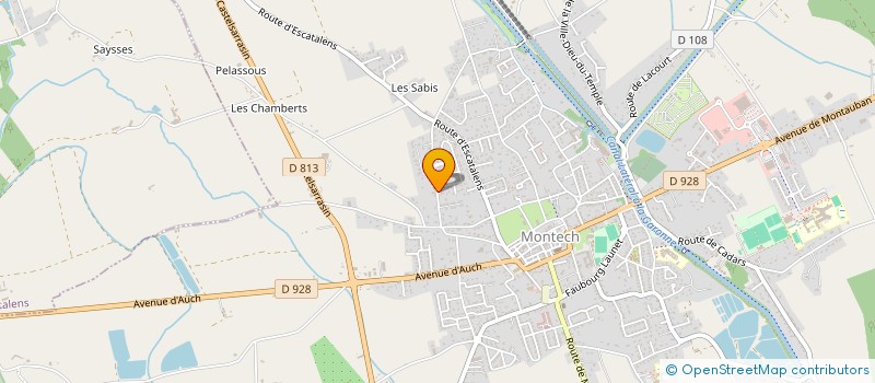 localisation de l'entreprise COSTAMAGNA MANAGEMENT  MONTECH