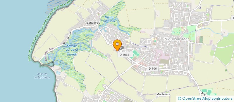 localisation de l'entreprise COSTANTINI  NIEUL-SUR-MER