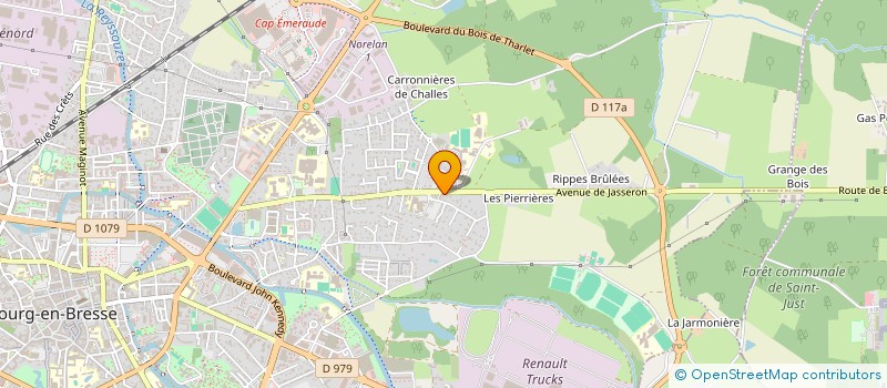 localisation de l'entreprise COSTANTINI ET BOYEAUX ET LAYDEVANT à BOURG-EN-BRESSE