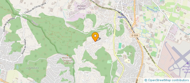 localisation de l'entreprise COSTANZO JOURDAN  HYERES