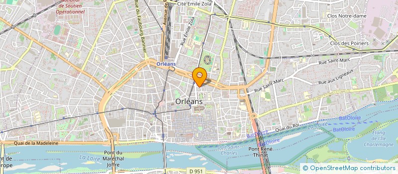 localisation de l'entreprise COSTAR 3 PIECES à ORLEANS