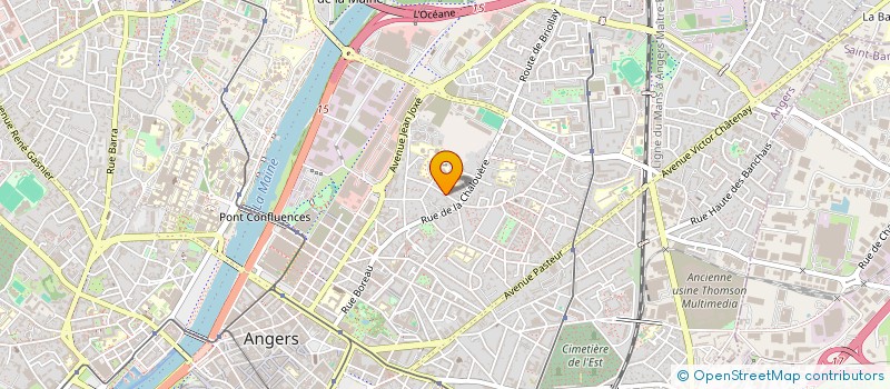 localisation de l'entreprise COSTARD COUVERTURE à ANGERS