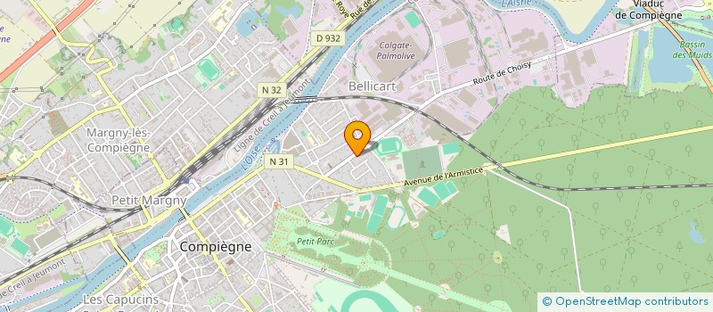 localisation de l'entreprise COSTASIL  COMPIEGNE