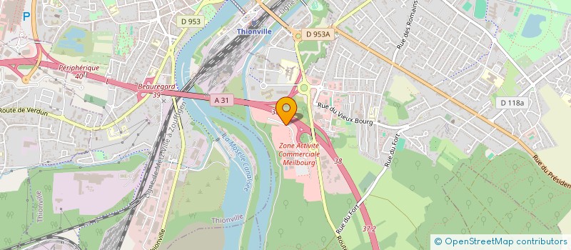 localisation de l'entreprise COSTATE  YUTZ