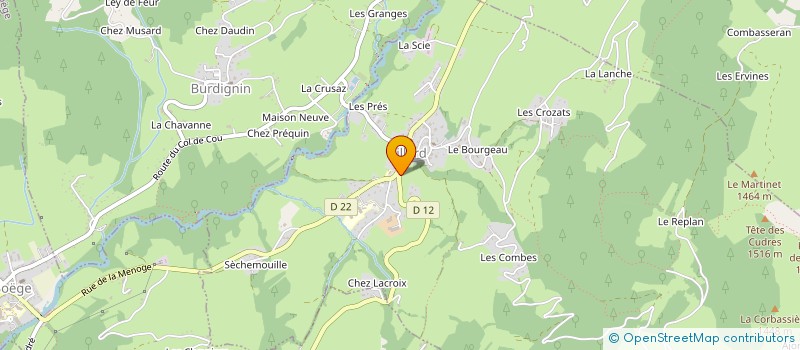 localisation de l'entreprise COSTAZ PERE ET FILS  VILLARD