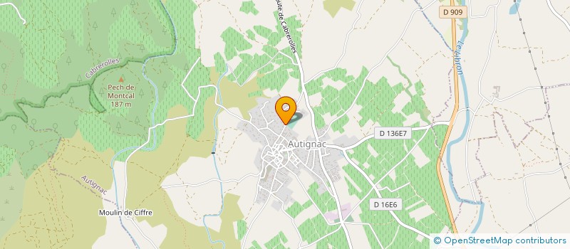 localisation de l'entreprise COSTE à AUTIGNAC