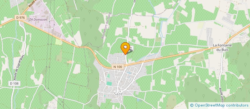 localisation de l'entreprise COSTE  SAZE