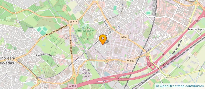 localisation de l'entreprise COSTE CLEMENT PEINTURE à MONTPELLIER