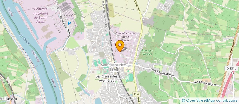 localisation de l'entreprise COSTE ELEC' à SAINT MAURICE L'EXIL
