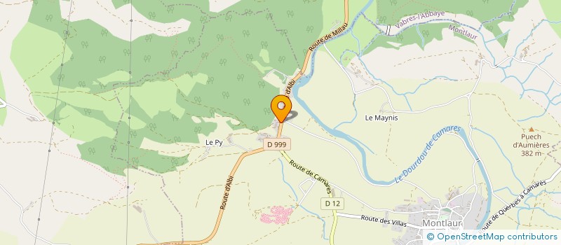 localisation de l'entreprise COSTE ENERGIES  MONTLAUR