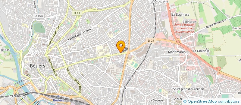 localisation de l'entreprise COSTE ET FILS à BEZIERS