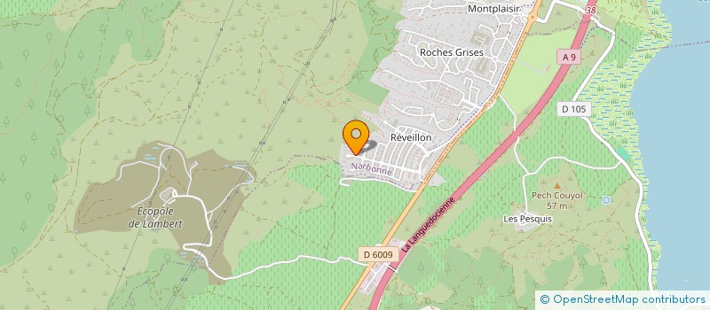 localisation de l'entreprise COSTE FAURE  NARBONNE