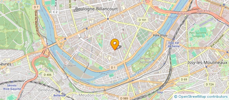 localisation de l'entreprise COSTE FINANCE à BOULOGNE-BILLANCOURT
