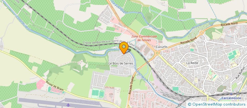 localisation de l'entreprise COSTE INVESTISSEMENT à CARCASSONNE