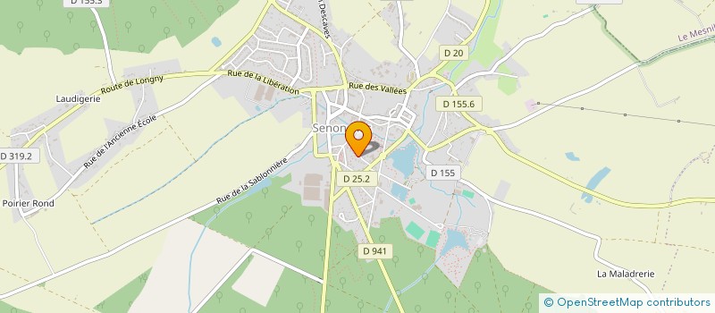 localisation de l'entreprise COSTE JACQUES ET OLIVIER à SENONCHES