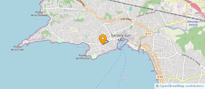 localisation de l'entreprise COSTE LMNP  SANARY-SUR-MER