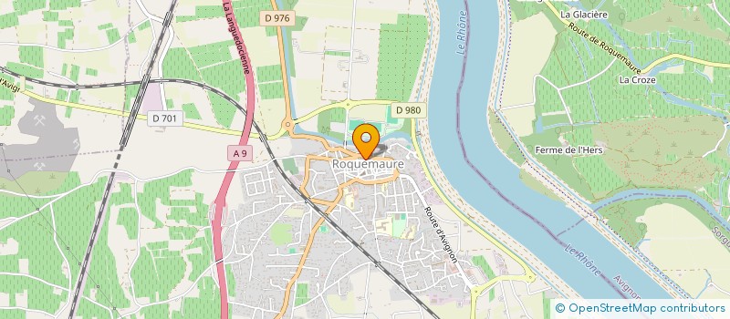 localisation de l'entreprise COSTE PERE ET FILS  ROQUEMAURE