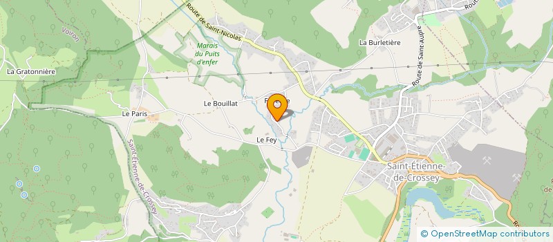 localisation de l'entreprise COSTE TRADITION CHARPENTE  SAINT-BERON