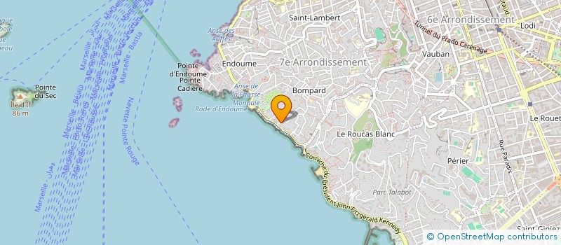 localisation de l'entreprise COSTEBELLE à MARSEILLE