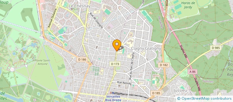 localisation de l'entreprise COSTEBRUNE IMMOBILIER à VERSAILLES