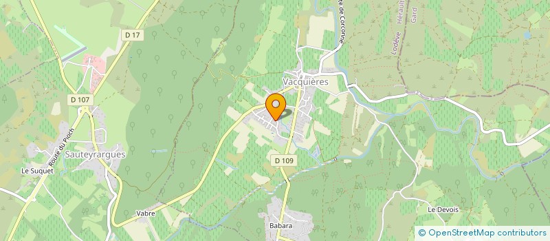 localisation de l'entreprise COSTECHARAYRE D ET MOSSINO  SAINT-MATHIEU-DE-TREVIERS