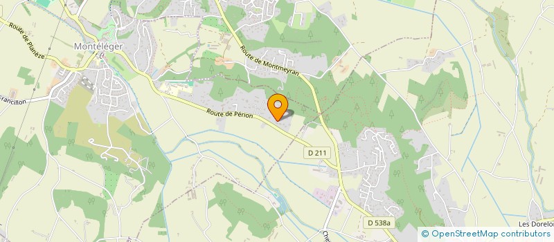 localisation de l'entreprise COSTECHAREYRE IMMOBILIER  MONTELEGER