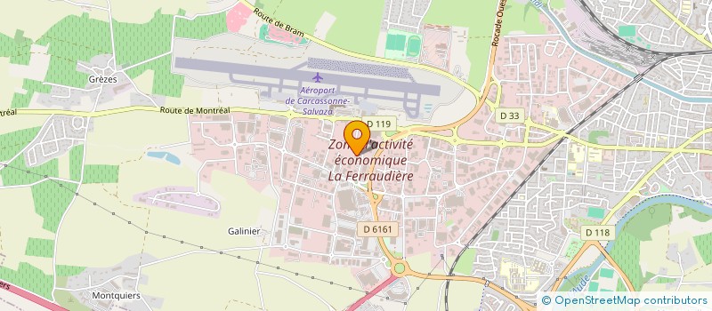 localisation de l'entreprise COSTEFI SA à CARCASSONNE