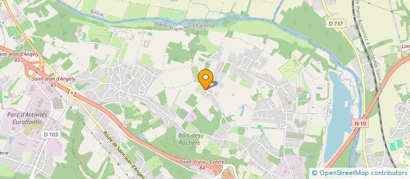 localisation de l'entreprise COSTELEFORT à SAINT-YRIEIX-SUR-CHARENTE