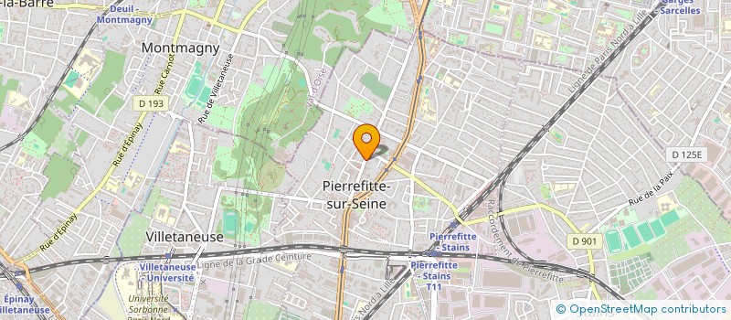 localisation de l'entreprise COSTELL'PRESSING  PIERREFITTE-SUR-SEINE