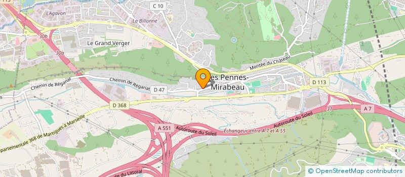 localisation de l'entreprise COSTELLO à LES PENNES-MIRABEAU