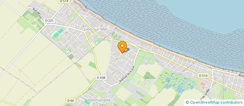 localisation de l'entreprise COSTELLOW INVEST  HERMANVILLE-SUR-MER