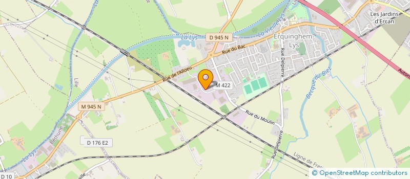 localisation de l'entreprise COSTENOBLE ET FILS à ERQUINGHEM-LYS