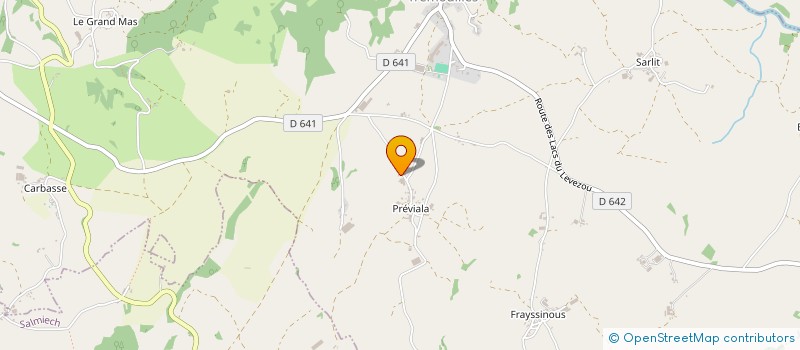 localisation de l'entreprise COSTES ANDRE ET GABRIELLE  TREMOUILLES