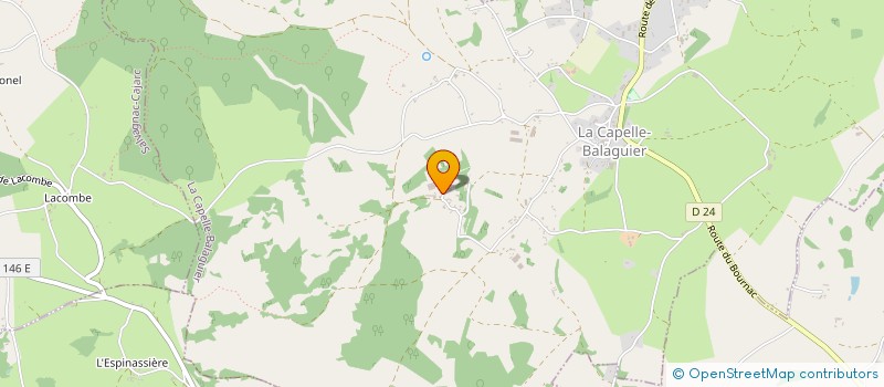 localisation de l'entreprise COSTES ARDENNES  LA CAPELLE-BALAGUIER