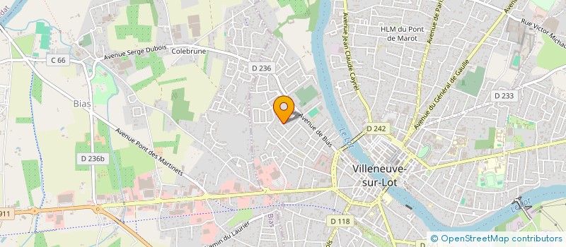 localisation de l'entreprise COSTES DISTRIBUTION à BIAS