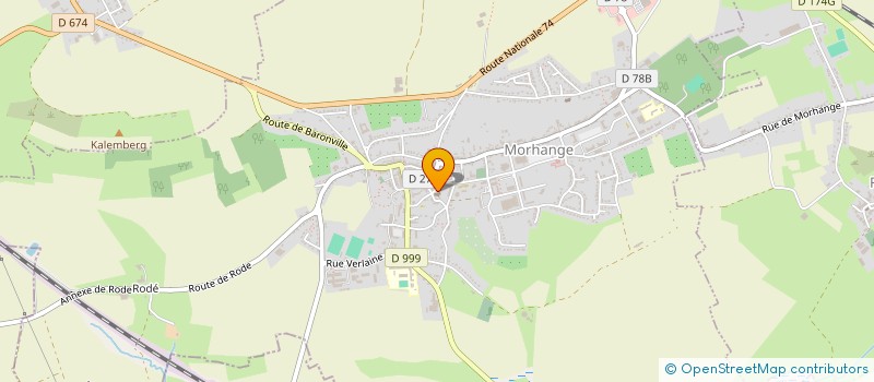 localisation de l'entreprise COSTES ET BELLONTE  MORHANGE