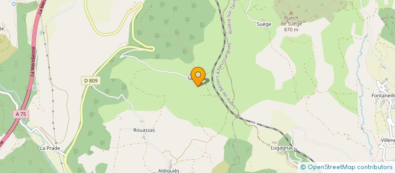 localisation de l'entreprise COSTES GAUBERT ARCHITECTURE  VERRIERES