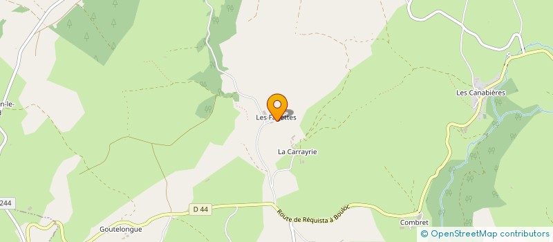 localisation de l'entreprise COSTES LUDOVIC  SALLES-CURAN