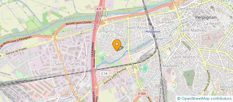 localisation de l'entreprise COSTHADEE  PERPIGNAN