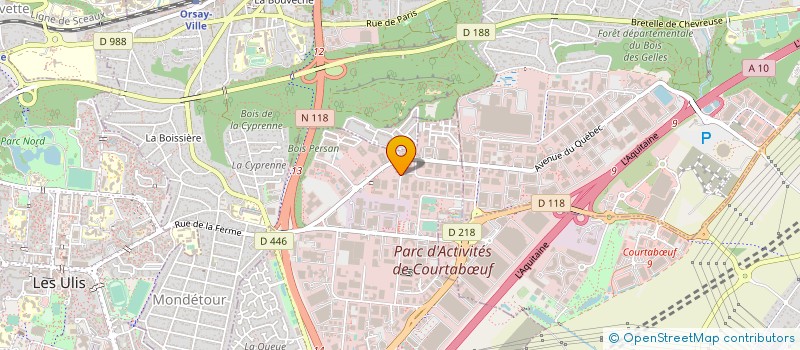localisation de l'entreprise COSTIER FINANCES à LES ULIS