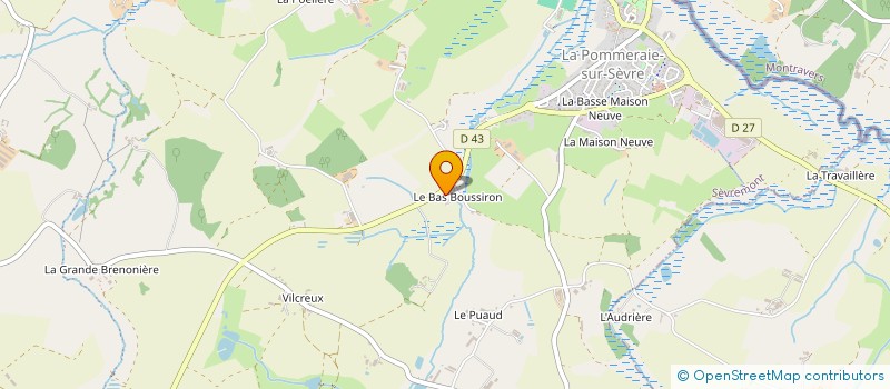localisation de l'entreprise COSTIERE MACONNERIE à SEVREMONT