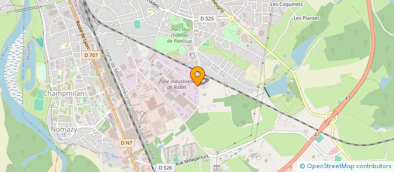 localisation de l'entreprise COSTIL AUTOMOBILES  YZEURE