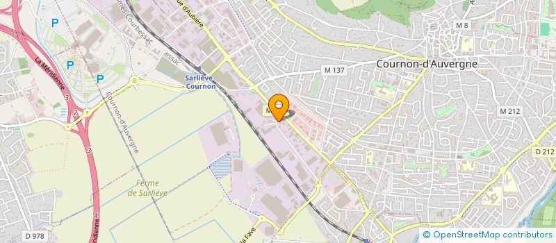 localisation de l'entreprise COSTILLE DENIS - CASTANO ANGEL  COURNON-D'AUVERGNE