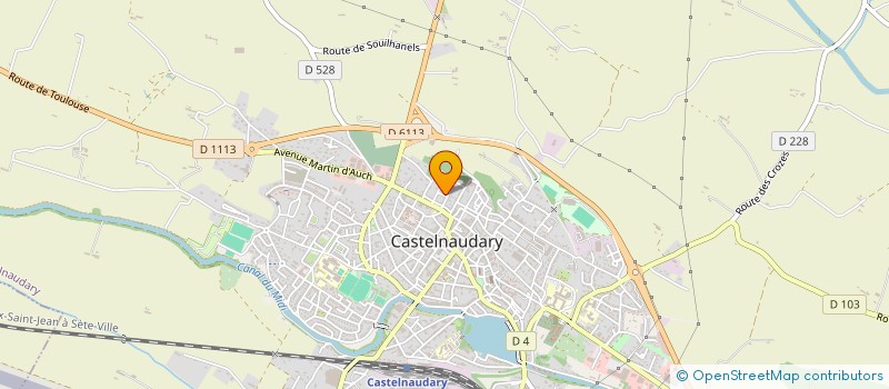 localisation de l'entreprise COSTINETTE SOCIETE CIVILE PATRIMONIALE  CASTELNAUDARY