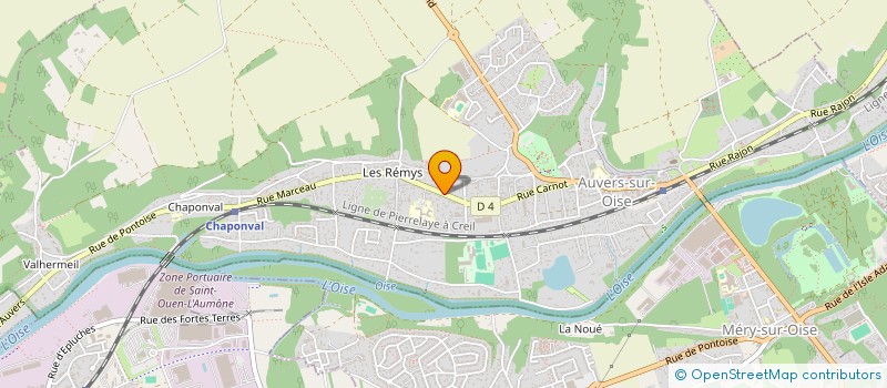 localisation de l'entreprise COSTINVEST  AUVERS-SUR-OISE