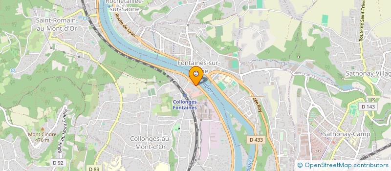 localisation de l'entreprise COSTINVEST IMMO  COLLONGES-AU-MONT-D'OR